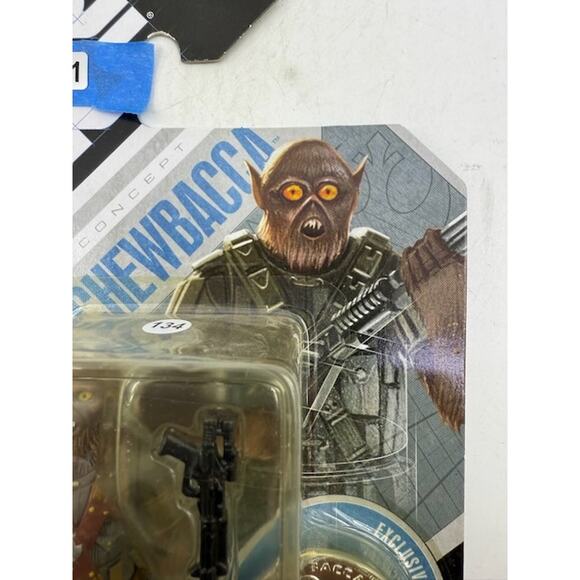 NEW Hasbro Star Wars 30th Anniversary Mcquarrie Concept Chewbacca Action Figure - Picture 5 of 7